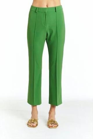 Drew Angelica Cropped Tailored Trouser - Kelly Green