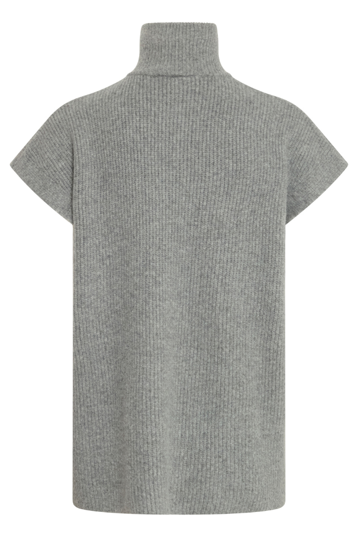 ICHI IHDucie Zip Front Sweater Vest  20124044