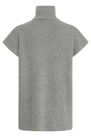 ICHI IHDucie Zip Front Sweater Vest  20124044