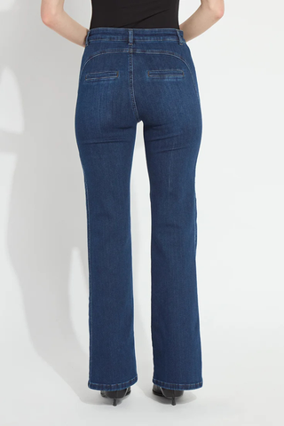 Liora Zip Front Denim Trouser Lyssé 10-3960-M9