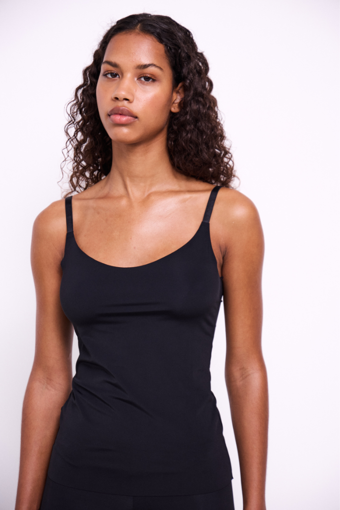 Ichi IAsiv Singlet Cami - Black 20114193