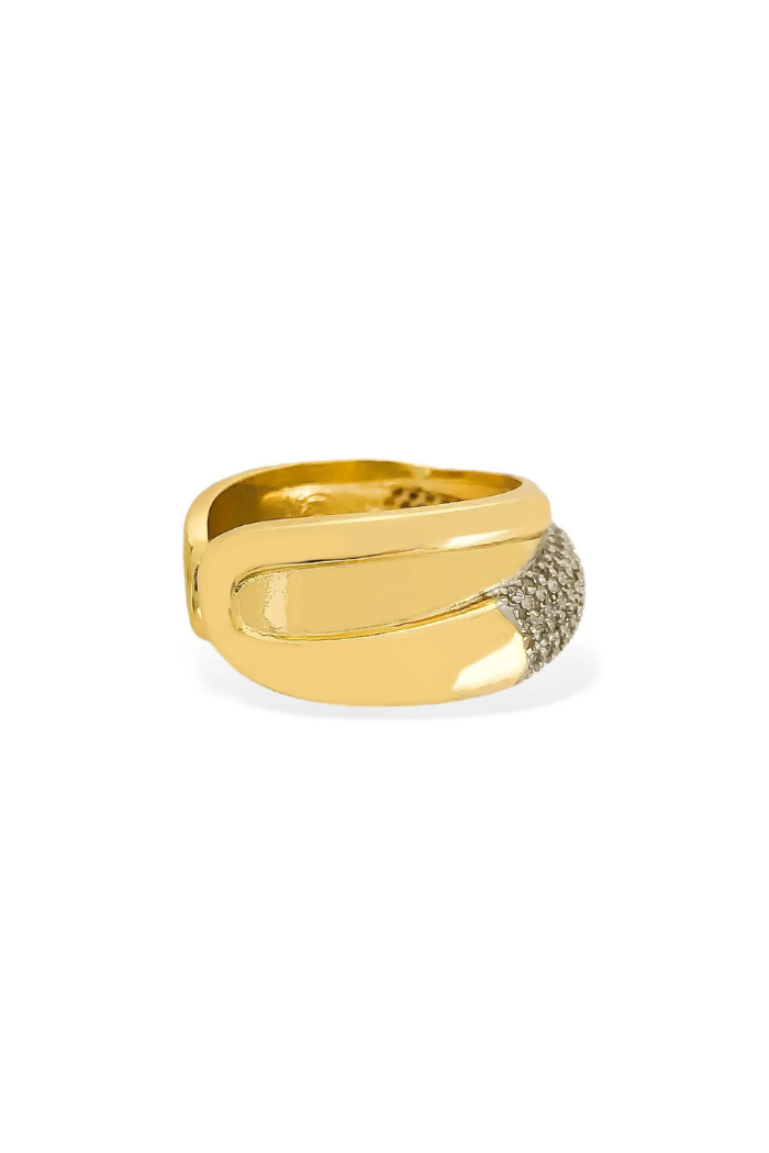 OMGBlings LRN384 - Two Tone Ring