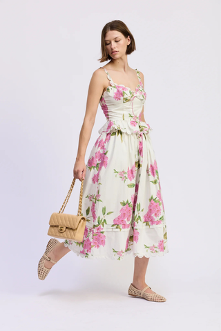 En Saison Solflora Peplum Top IEI5180T