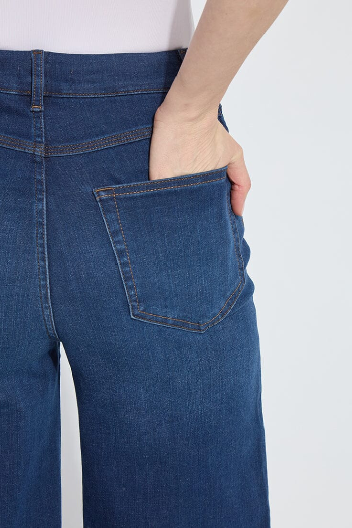 Lyssé Sylvie Wide Leg Premium Denim Indigo Black