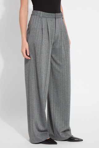Isabelle Zip Front Pleated Trouser Lyssé 10-4030-M2