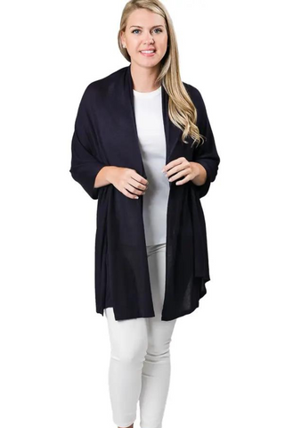 Black soft bamboo wrap