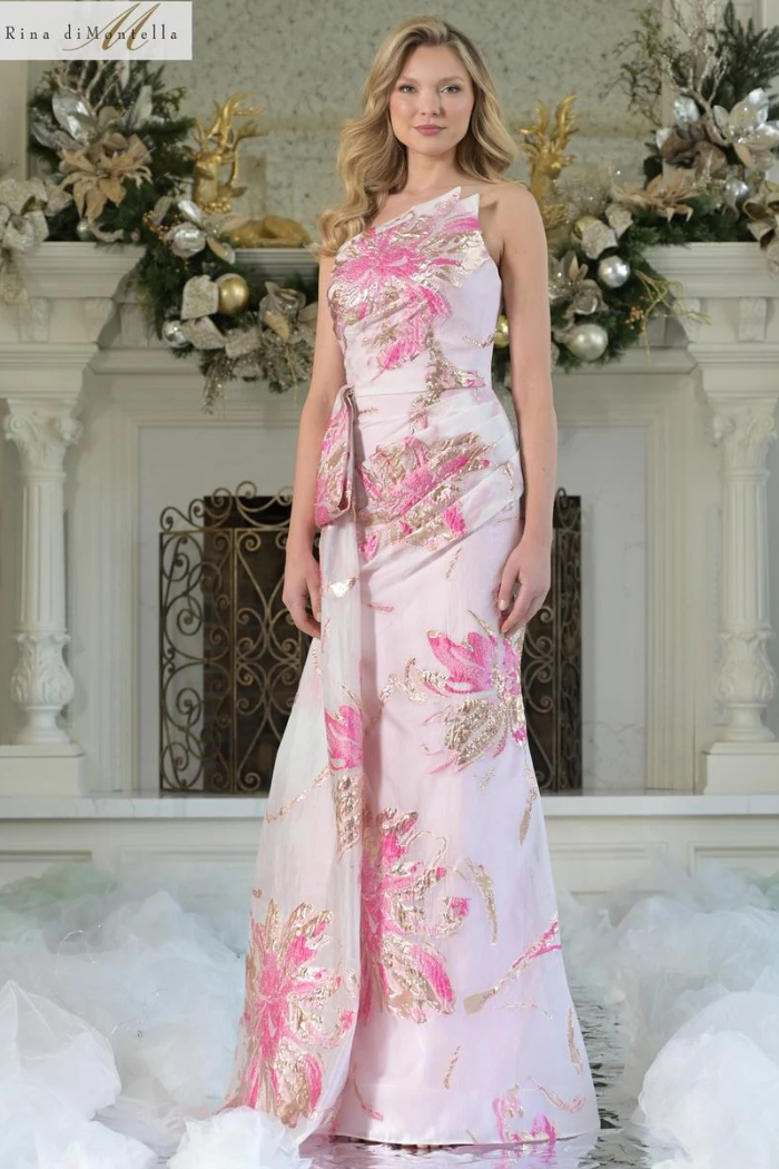 Rina di Montella RD3233 Fuchsia Multi