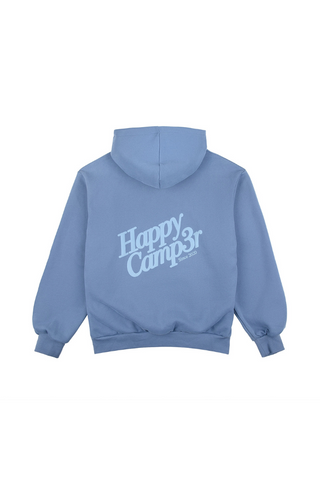 Happy Camp3r Puff Series Hoodie - Vintage Blue
