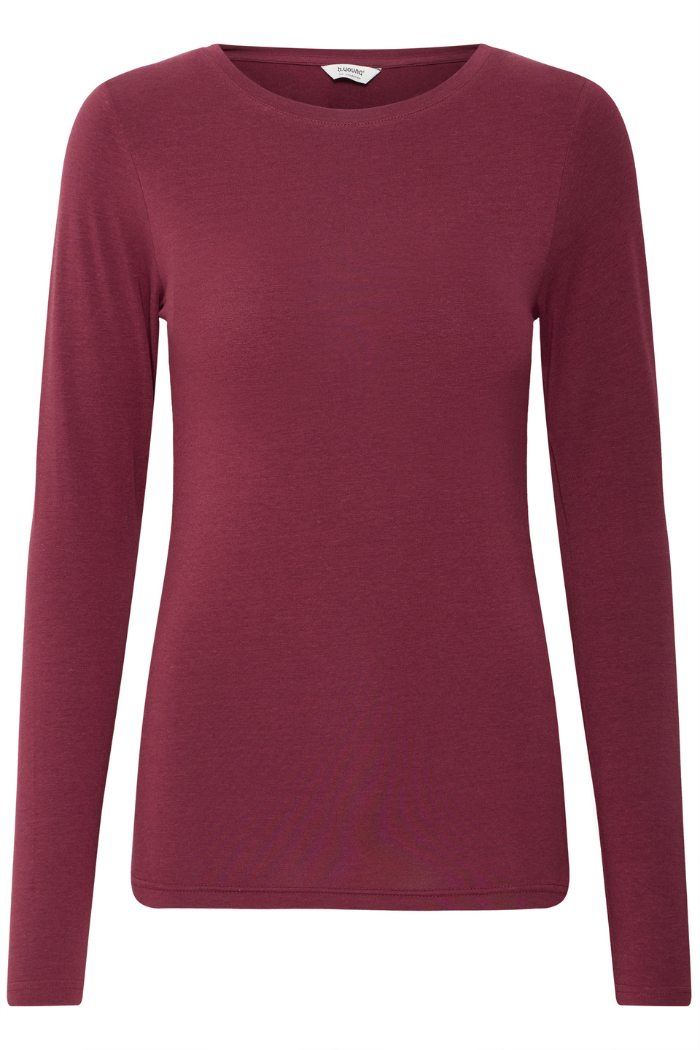 b. young BYPamila Long Sleeve Jersey Tee - Port Royale 20807594