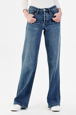 Farrah High Rise Wide Leg Denim