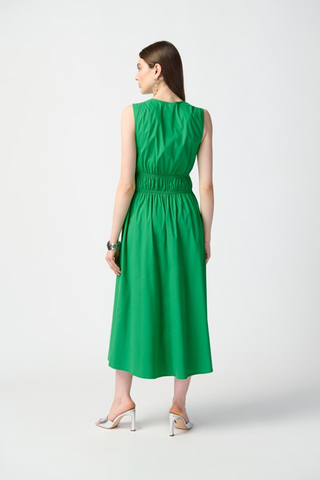 Stretch Poplin Fit-And-Flare Dress
