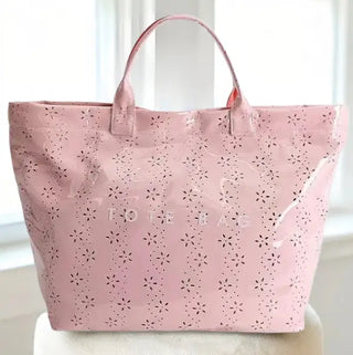 Eyelet Vinyl Tote