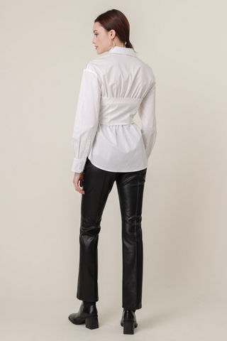 Rene Poplin Top