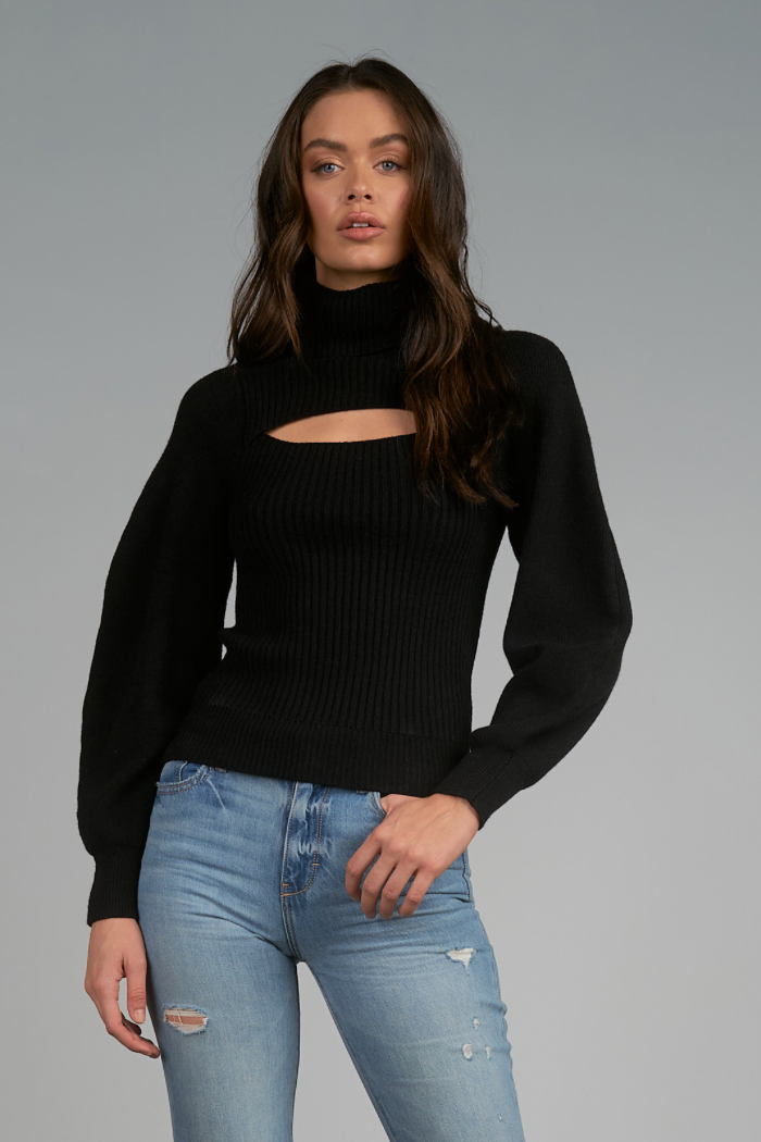 Cut Out Sweater
