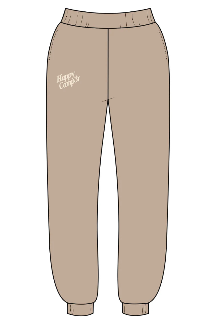 Happy Camp3r Puff Series Sweatpants - Taupe