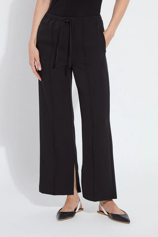 Lyssé Genevieve Drawstring Trouser (28" Inseam) - Black 10-3507-M4