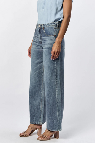Dear John Elly High Rise Baggy Fit Jeans - Del Mar