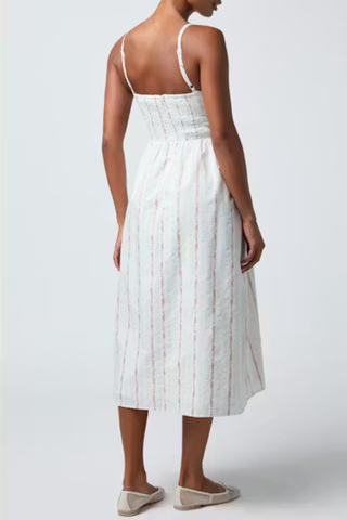 Lulus Danica Corset Sweetheart Midi Dress WS-2408003
