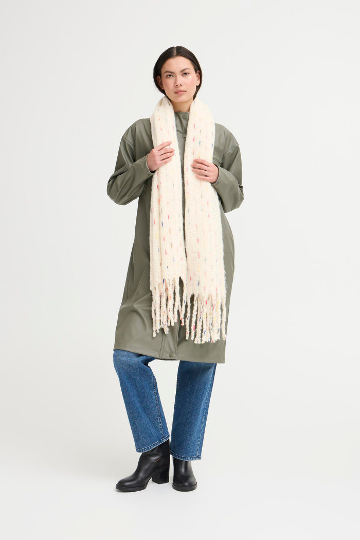 ICHI IALaere Scarf Almond Milk