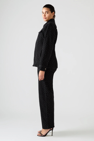 Steve Madden Parc Crystal Jacket - Black BP402011