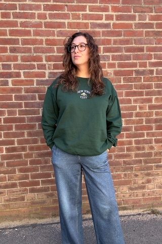 City Crews New York City Embroidered Sweatshirt