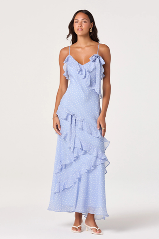 Amiya Chiffon Maxi Dress ASTR ACDR103346
