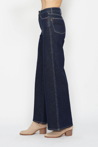 Judy Blue High Waist Tummy Control Retro Wide Leg Jeans 88849REG