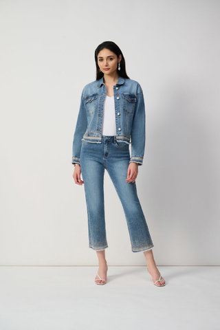 Ribkoff 251956 Straight Fit Crop Stretch Jeans