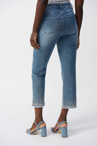 Ribkoff 251956 Straight Fit Crop Stretch Jeans
