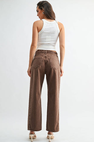 Just Black Barrel Jean Twist - Vintage Brown BP471N-VINTAGEBRWN