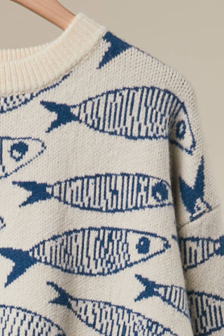 Sardine Story Knit Sweater Mello. MT51253