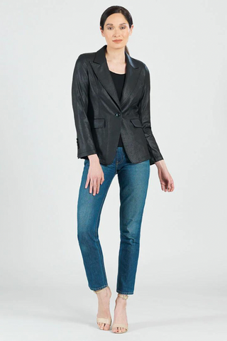 Clara Sunwoo JK124 Liquid Leather Blazer