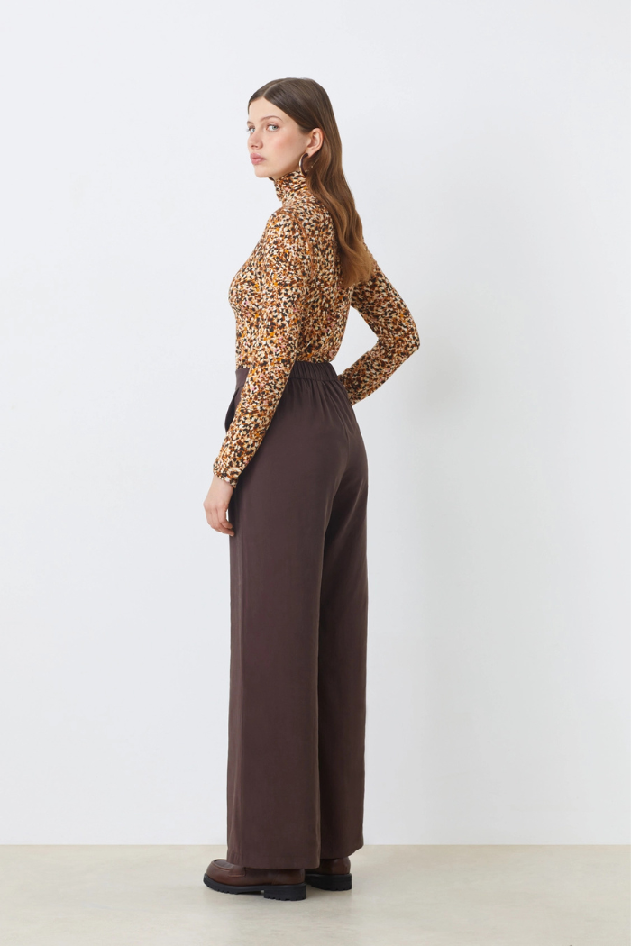Suncoo Jessy Fluid High Waisted Pants