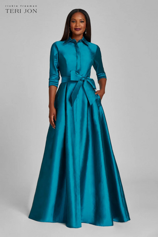 Teri Jon 229051 Teal