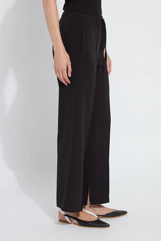 Lyssé Genevieve Drawstring Trouser (28" Inseam) - Black 10-3507-M4