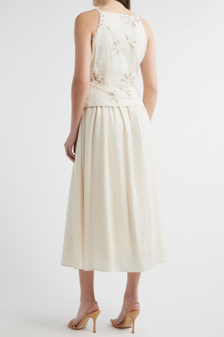 Floral Embroidered Twofer Dress Zoe and Claire SP1210