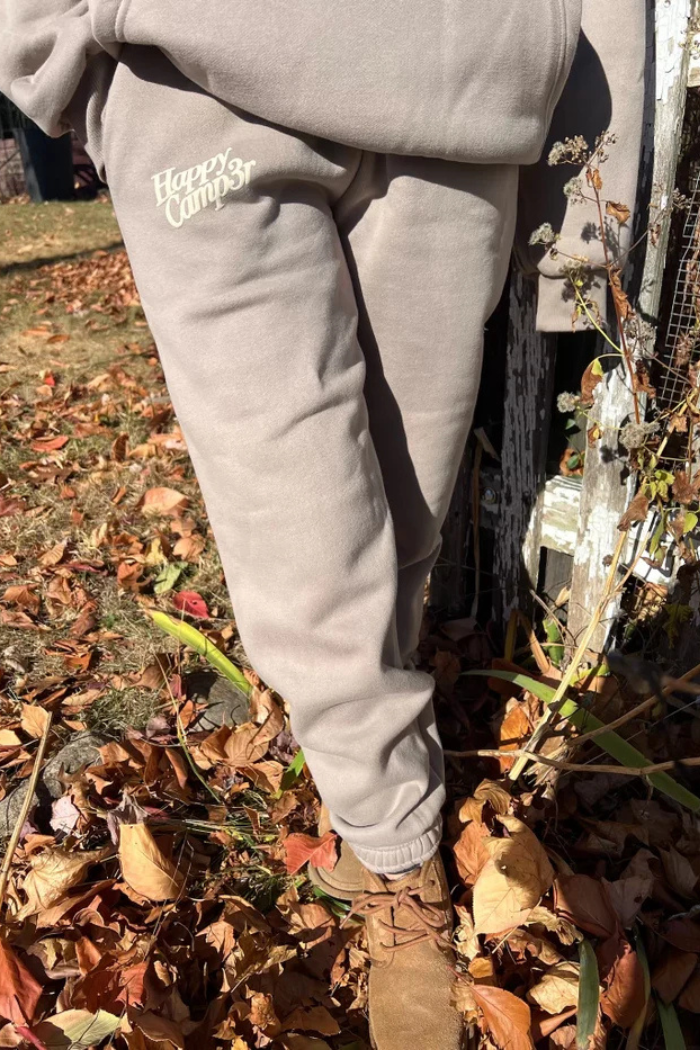 Happy Camp3r Puff Series Sweatpants - Taupe