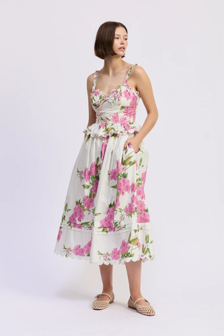 En Saison Solflora Midi Skirt IEI5181S