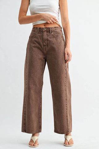 Just Black Barrel Jean Twist - Vintage Brown BP471N-VINTAGEBRWN