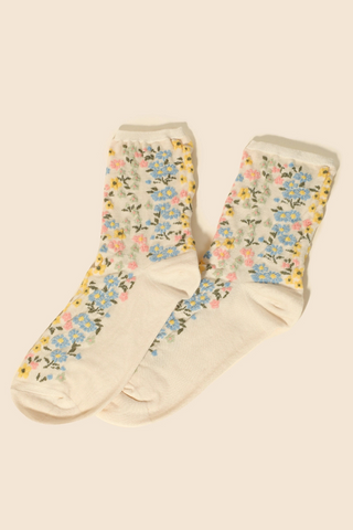 Anarchy Street Flower Pattern Socks