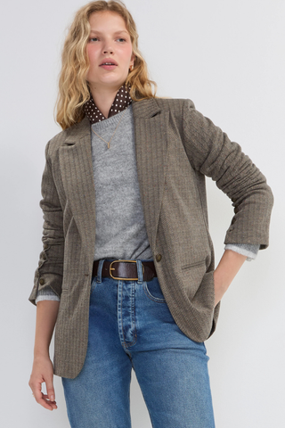 Blazer with Button Sleeves Liverpool LM1C97TL80