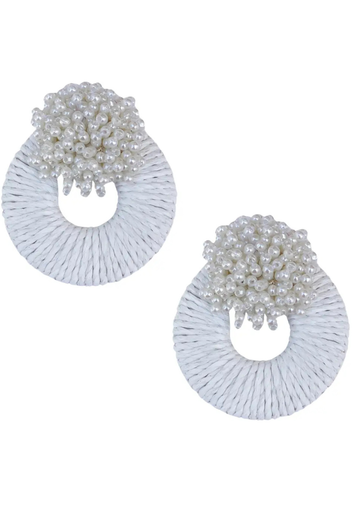 Mia Raffia Earrings
