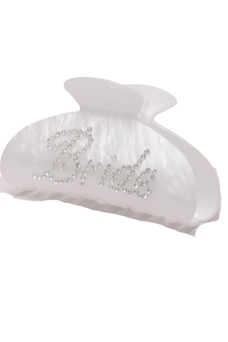 "Bride" Pearlescent Hair Clip
