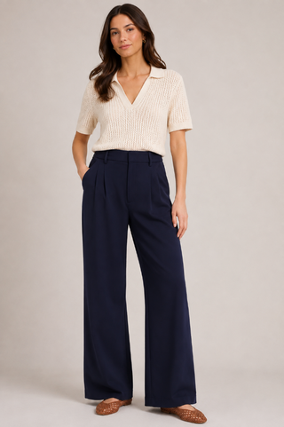 Brooke High Rise Wide Leg Trousers - 31" Liverpool LM7B40M44
