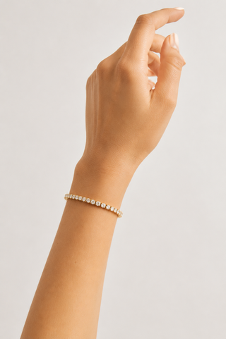 Flânerie by MAIQ René Rhinestone Dressy Bracelet - Gold
