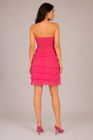 Isle Strapless Cha Cha Dress Pink Passion