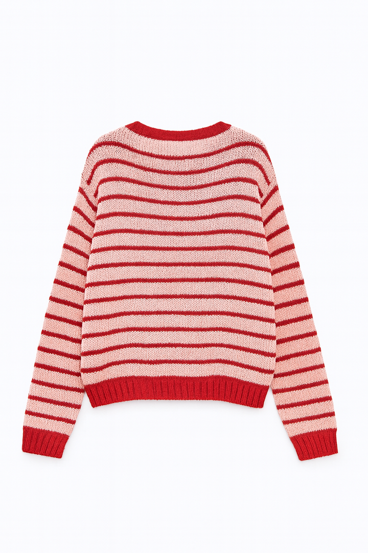 Joy Striped Crewneck Sweater