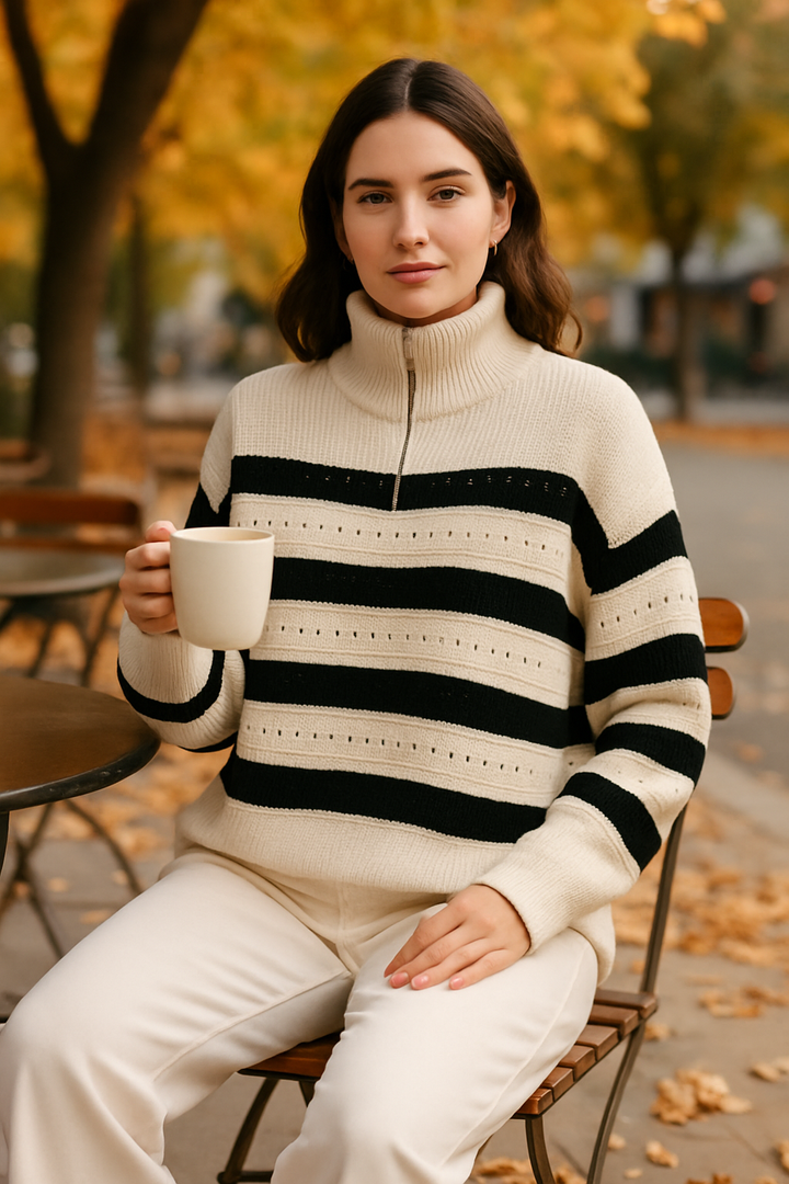 IHBarisa Quarter Zip Sweater