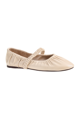 Chinese Laundry Avery Mary Jane Flat - Smooth Cream