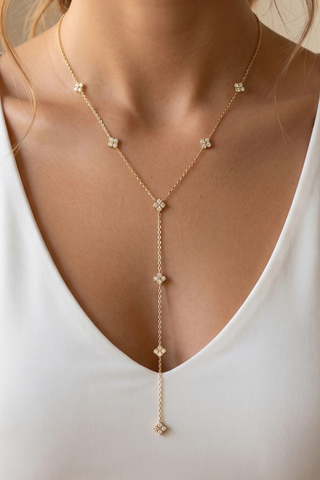 Clover Station Y Lariat Necklace Anarchy  Street HTN2125